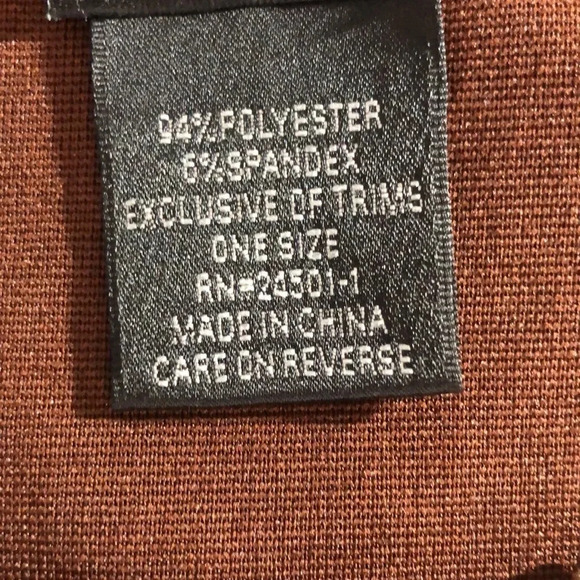 ZIO Brown Floral Embellished Stretch Top - Picture 5 of 8